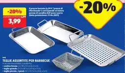ALDI BBQ Teglie assortite per barbecue offerta