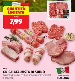 ALDI BBQ Grigliata mista di suino offerta