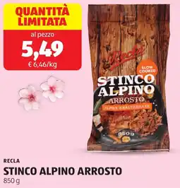 ALDI Recla stinco alpino arrosto offerta