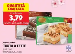ALDI Finest bakery torta a fette offerta