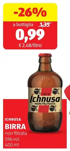 ALDI Ichnusa birra offerta