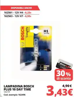 Brico Io Lampadina bosch plus 10 day time offerta