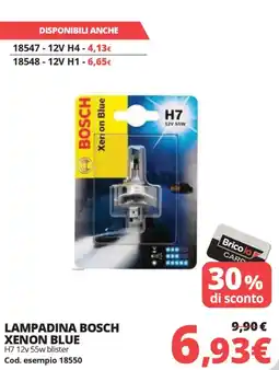 Brico Io Lampadina BOSCH xenon blue offerta