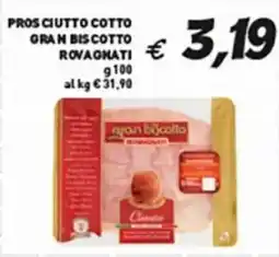 Coal Prosciutto cotto oran biscotto ROVAGNATI offerta