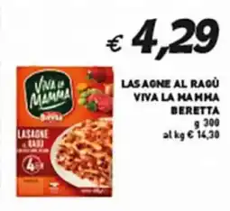 Coal Lasagne al ragù VIVA LA MAMMA beretta offerta