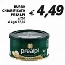 Coal Burro chiarificato PREALPI offerta