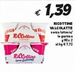 Coal Ricottine valcolatte senza lattosio/ lo gustose offerta
