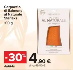 Carrefour Carpaccio di Salmone al Naturale Starlaks offerta