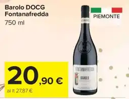 Carrefour Barolo DOCG Fontanafredda offerta