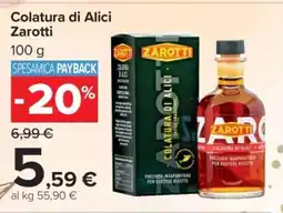 Carrefour Colatura di Alici Zarotti offerta