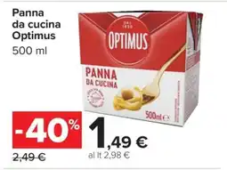 Carrefour Panna da cucina Optimus offerta