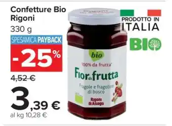 Carrefour Confetture Bio Rigoni offerta