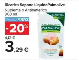 Carrefour Ricarica Sapone Liquido Palmolive offerta