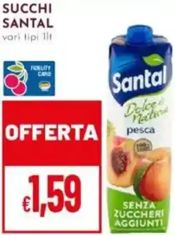 Pan Succhi SANTAL offerta