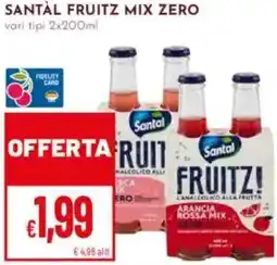 Pan Santal fruitz mix zero offerta