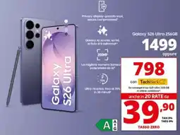 Comet SAMSUNG Galaxy S26 Ultra 256GB offerta