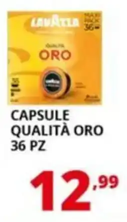 Comet Lavazza capsule qualità oro offerta