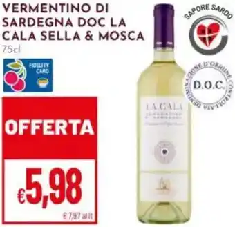 Pan Vermentino di sardegna doc la cala SELLA & MOSCA offerta