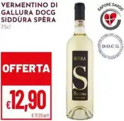Pan Vermentino di gallura docg siddura SPÈRA offerta