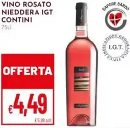 Pan Vino rosato nieddera igt CONTINI offerta