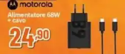 Expert motorola Alimentatore 68W + cavo offerta