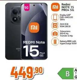 Expert Xiaomi Redmi NOTE 15 PRO+ 5G offerta