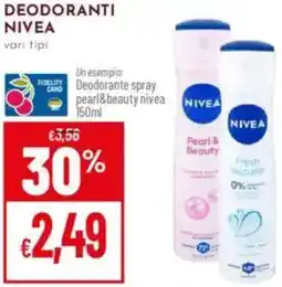 Pan Deodoranti NIVEA offerta