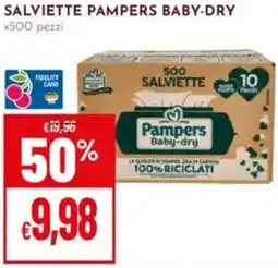 Pan Salviette PAMPERS BABY-DRY offerta