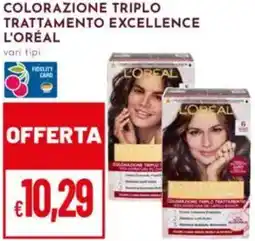 Pan Colorazione triplo trattamento excellence L'ORÉAL offerta