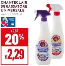 Pan Chanteclair sgrassatore universale offerta