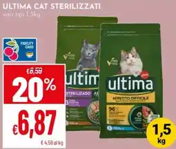 Pan Ultima cat sterilizzati offerta