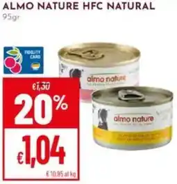 Pan Almo nature hfc natural offerta