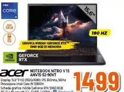 Expert acer NOTEBOOK NITRO V 15 ANV15-52-90V7 offerta