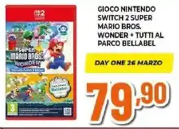Expert Gioco nintendo switch 2 super mario bros. wonder + tutti al parco bellabe offerta