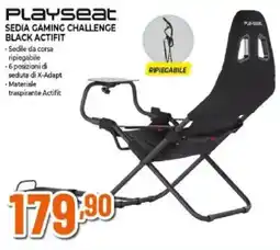 Expert Playseat sedia gaming challenge black actifit offerta