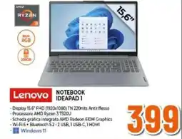 Expert Lenovo notebook ideapad 1 offerta