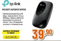 Expert Tp-link pocket hotspot M7010 offerta