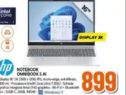 Expert hp NOTEBOOK OMNIBOOK 5 AI offerta