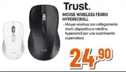 Expert Trust mouse wireless ferro hyperscroll offerta