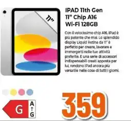 Expert IPAD 11th Gen 11" Chip A16 Wi-Fi 128GB offerta