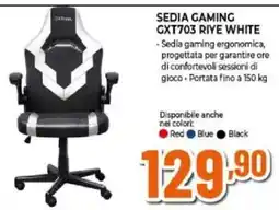Expert GAMINGXTrust SEDIA GAMING GXT703 RIYE WHITE offerta