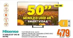 Expert Hisense TV MINILED 50" UHD 4K 50U79Q offerta