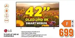 Expert LG TV OLED 42" UHD 4K OLED42C55LA offerta