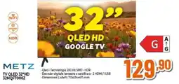 Expert METZ TV QLED 32"HD 32MQF7000Z offerta