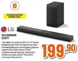 Expert LG SOUNDBAR S70TY offerta