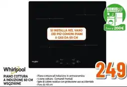 Expert Whirlpool PIANO COTTURA A INDUZIONE 60 CM WSQ2160NE offerta
