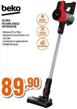 Expert beko SCOPA RICARICABILE VRT50121VR offerta