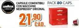 Expert Lavazza capsule compatibili con macchine nespresso original offerta