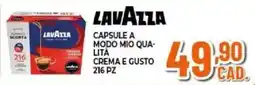 Expert Lavazza capsule a modo mio qualita crema e gusto offerta