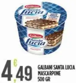 Euroesse Galbani santa lucia mascarpone offerta